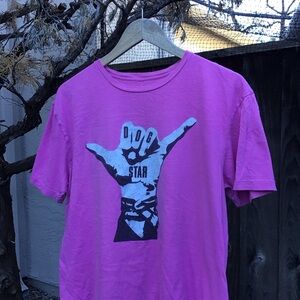 Dogstar 2023 Tour Band Tee Mens Large Pink Graphic Concert Shirt Cotton Top